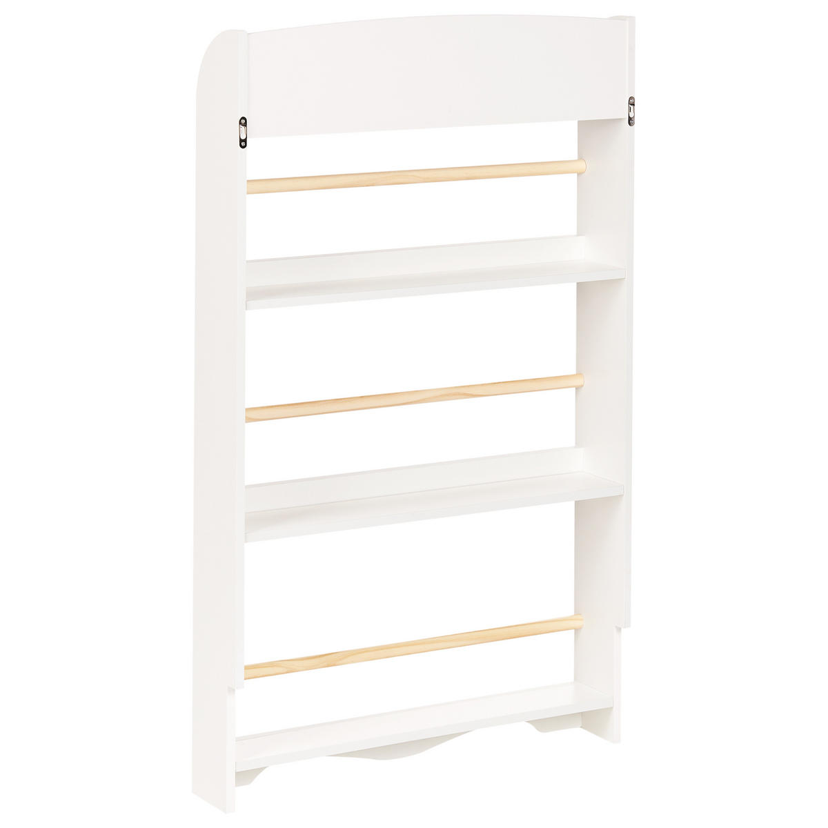 RAFT DE PERETE 100 cm alb Liloet - alb, compozit lemnos (60/100/12cm) - Beliani