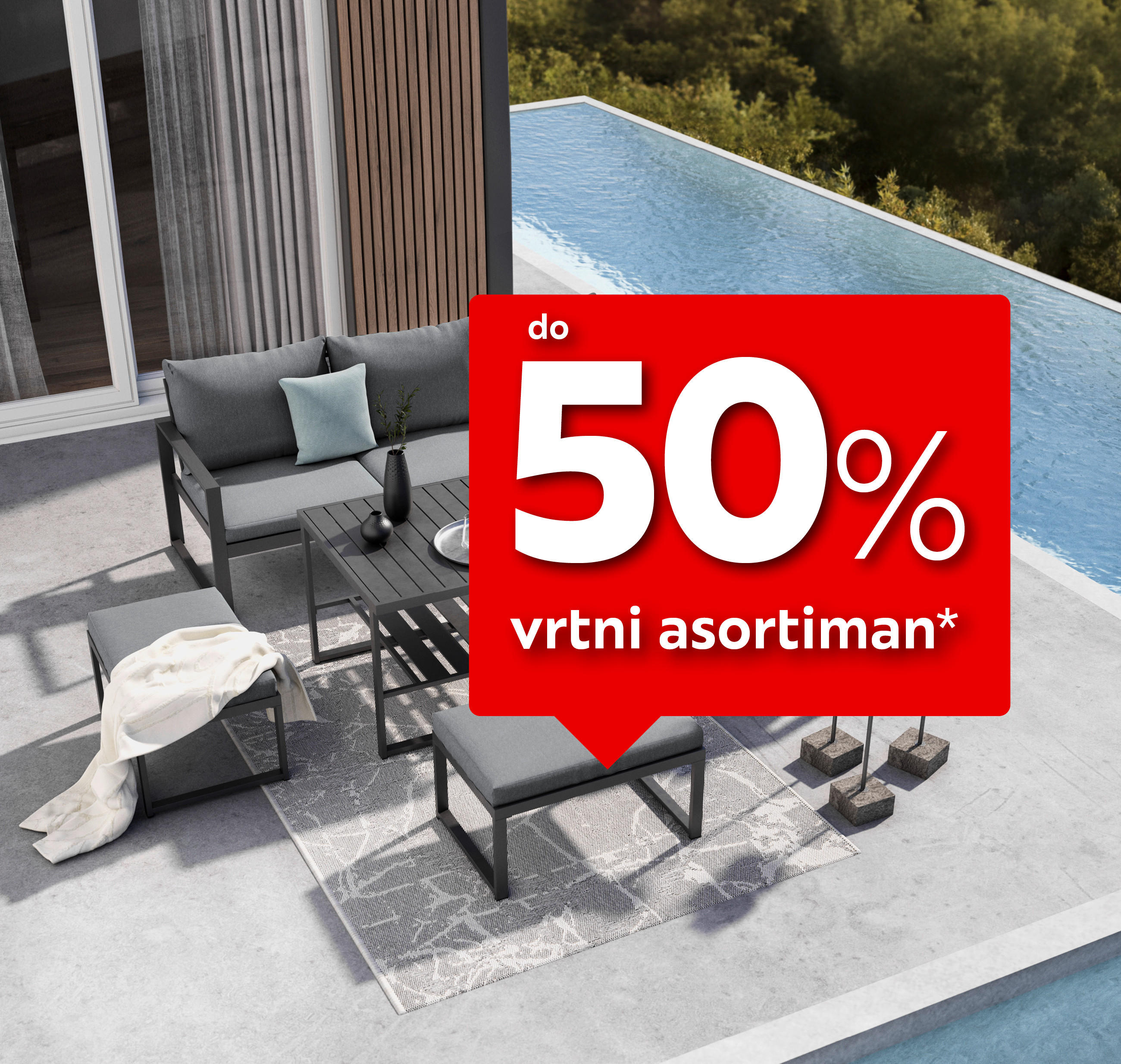 Do 50% vrtni asortiman*