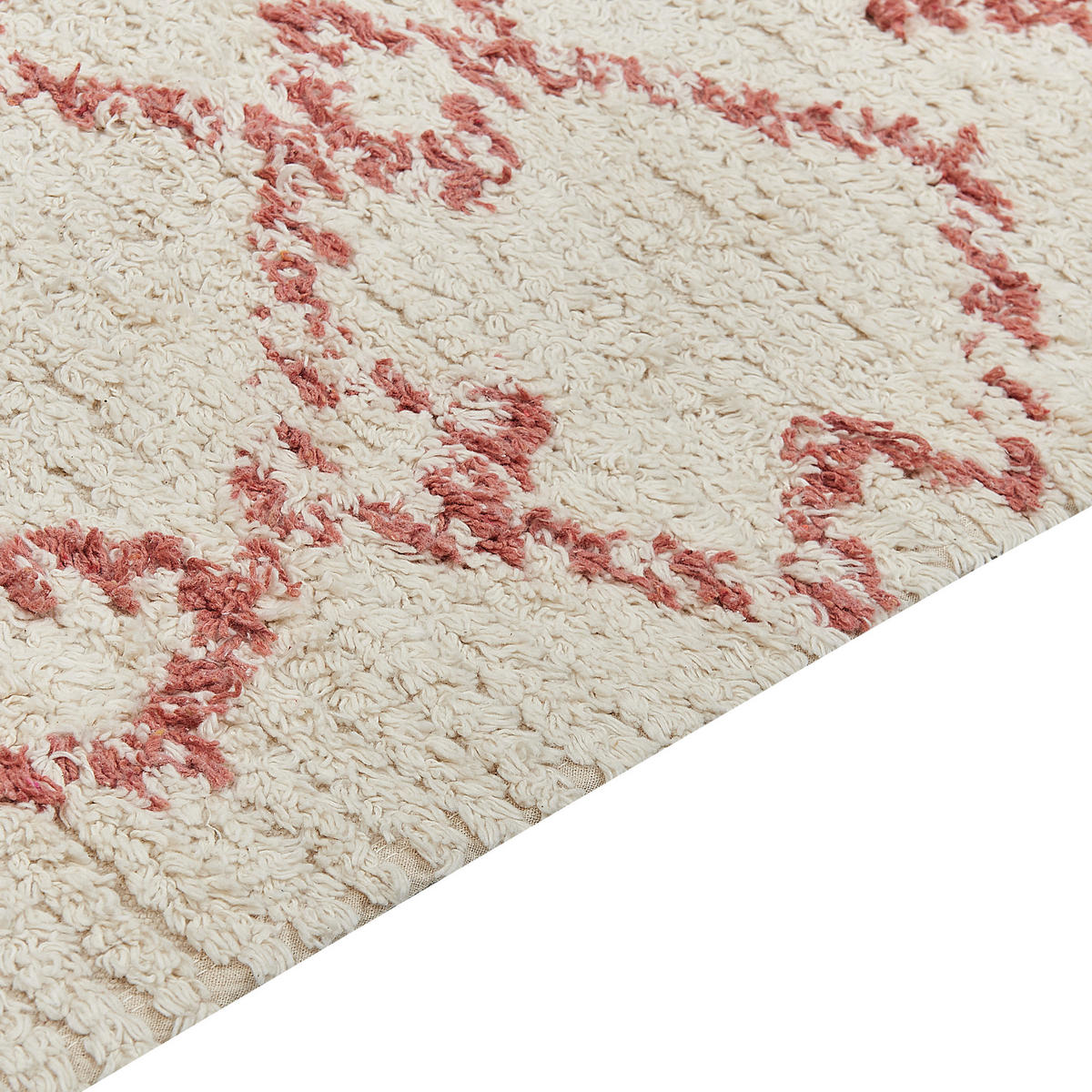 KURZFLOR-TEPPICH Buxar 200/140 cm - Beige, Textil (140/200cm) - Beliani