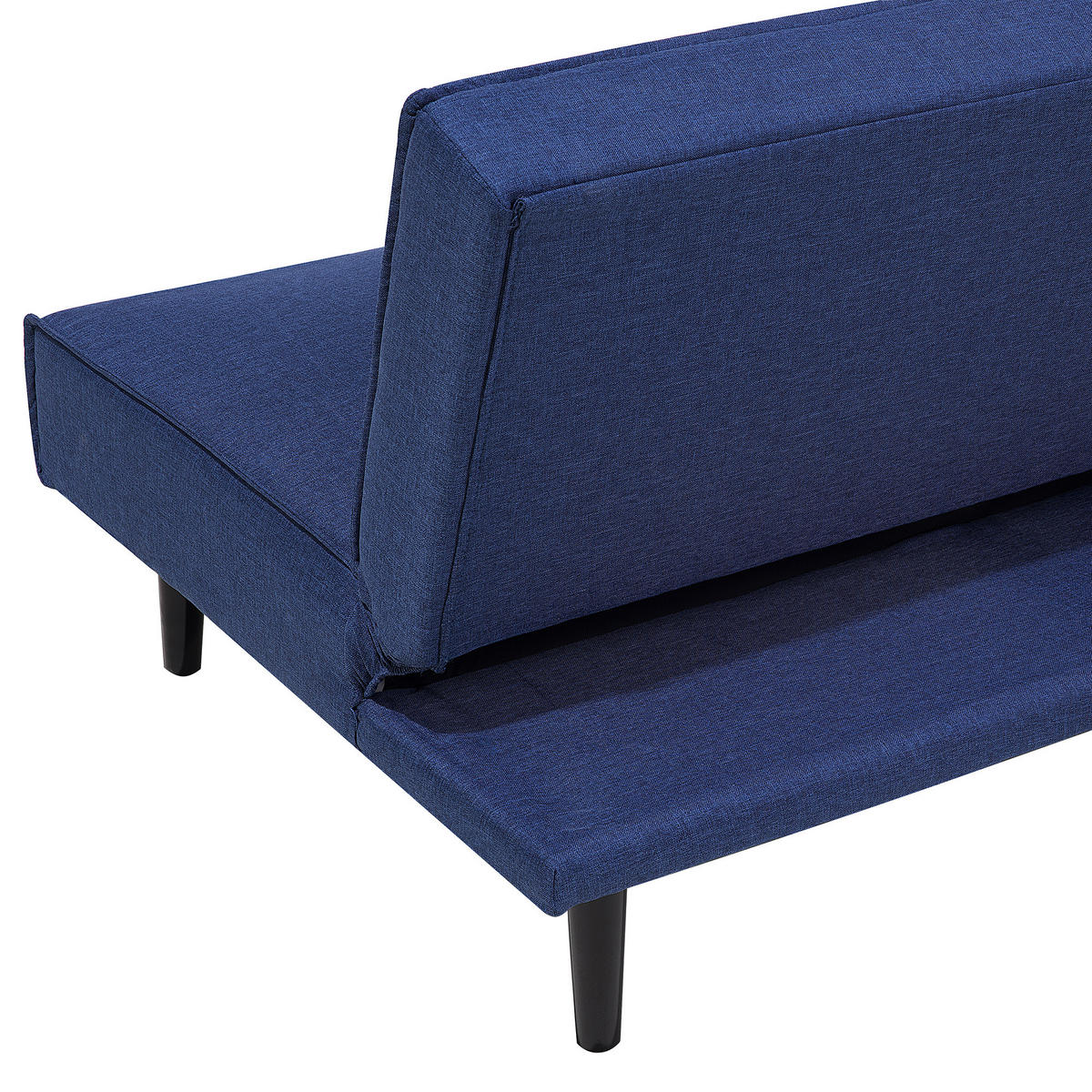3-SITZER-SCHLAFSOFA Polyester Blau Visby - Hellblau, Textil (180/80/92cm) - Beliani