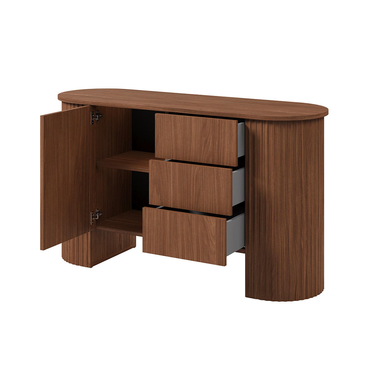 SIDEBOARD Canopée Holz - Braun, Holzwerkstoff (139/80/45cm) - Petits-meubles