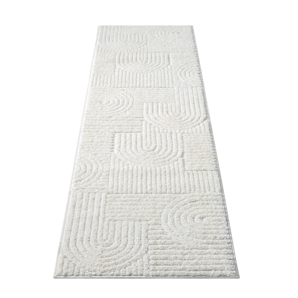 HOCHFLOR-TEPPICH Focus 765 Creme 80x300 cm - Creme, Textil (80/300cm) - carpet city