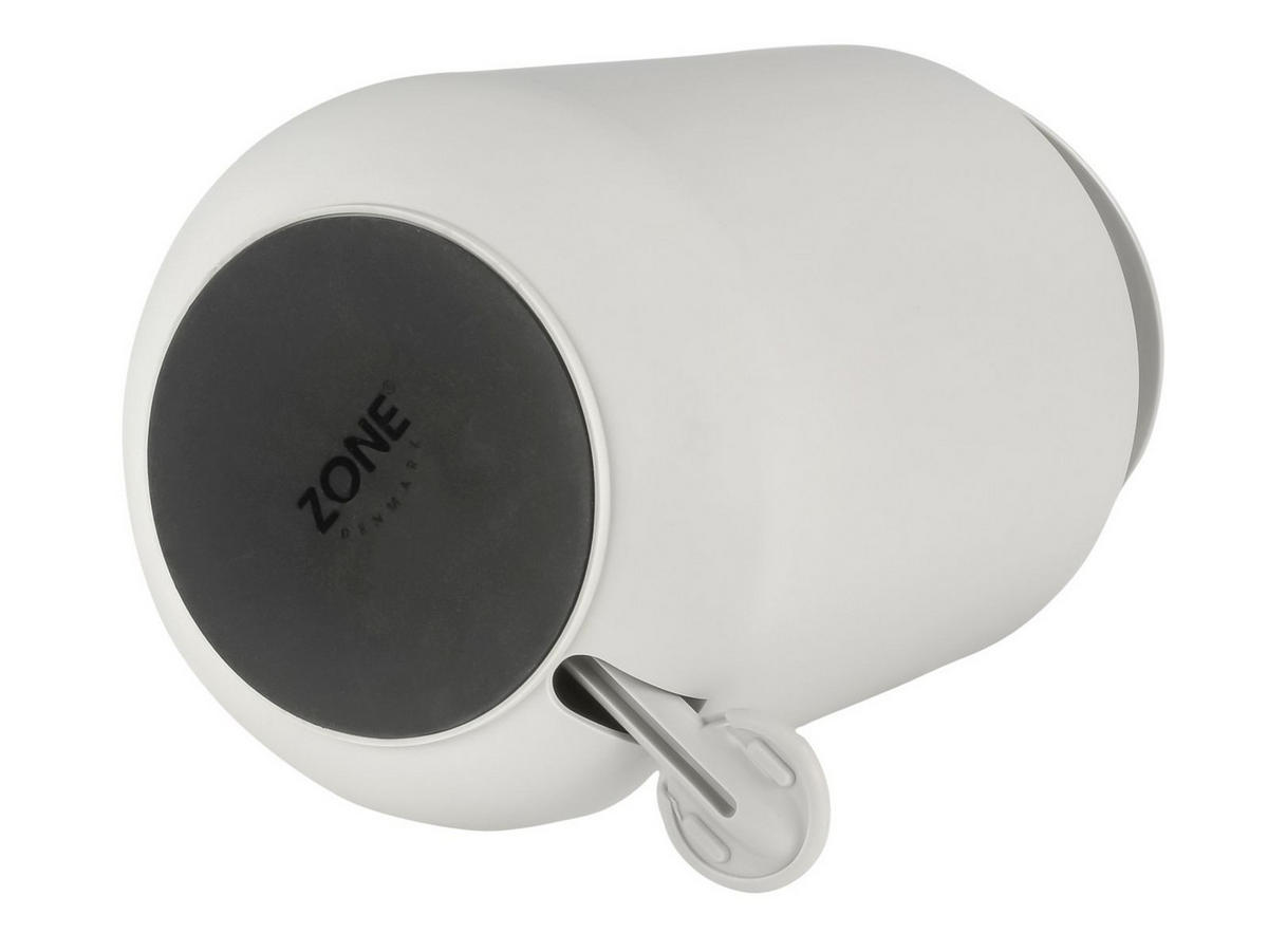 BAD ACCESSOIRES SET Nova 2tlg. soft grey (lichtgrau) - Hellgrau, Kunststoff (23/29/23cm) - Zone Denmark