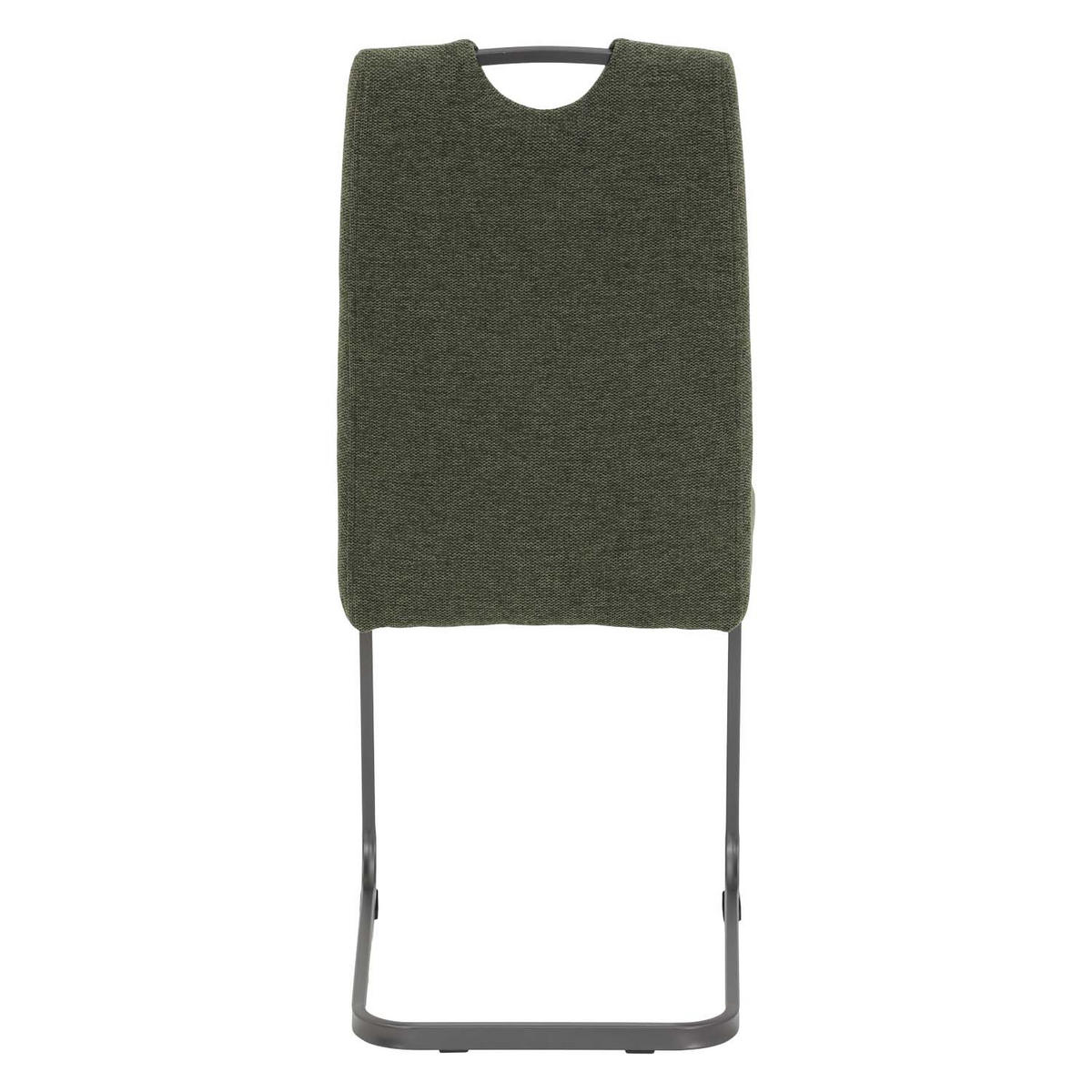 ESSGRUPPE Kamilla, 5 tlg. - Tisch Artisan, 4 Stühle Grün - Eiche Artisan/Grün, Holzwerkstoff/Textil (140/76/90cm) - Möbel Stellbrink