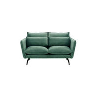 ZWEISITZER-SOFA Layla-Velluto 12 - Blau, Holz/Textil (171/95/98cm)