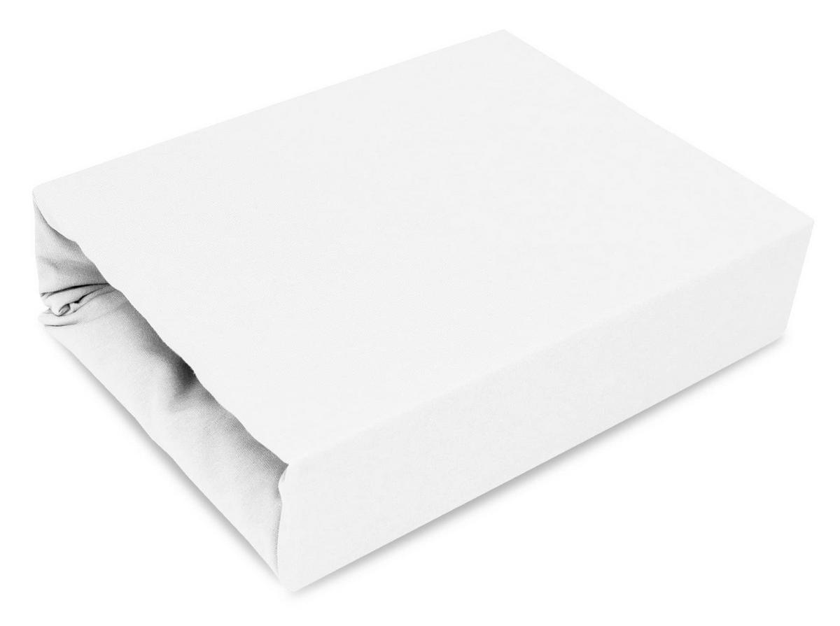 SPANNBETTLAKEN 60/120 cm, Baumwolle Elastisch 100 % Baumwolle Weiß - Weiß, Textil (60/120cm) - Best For Home