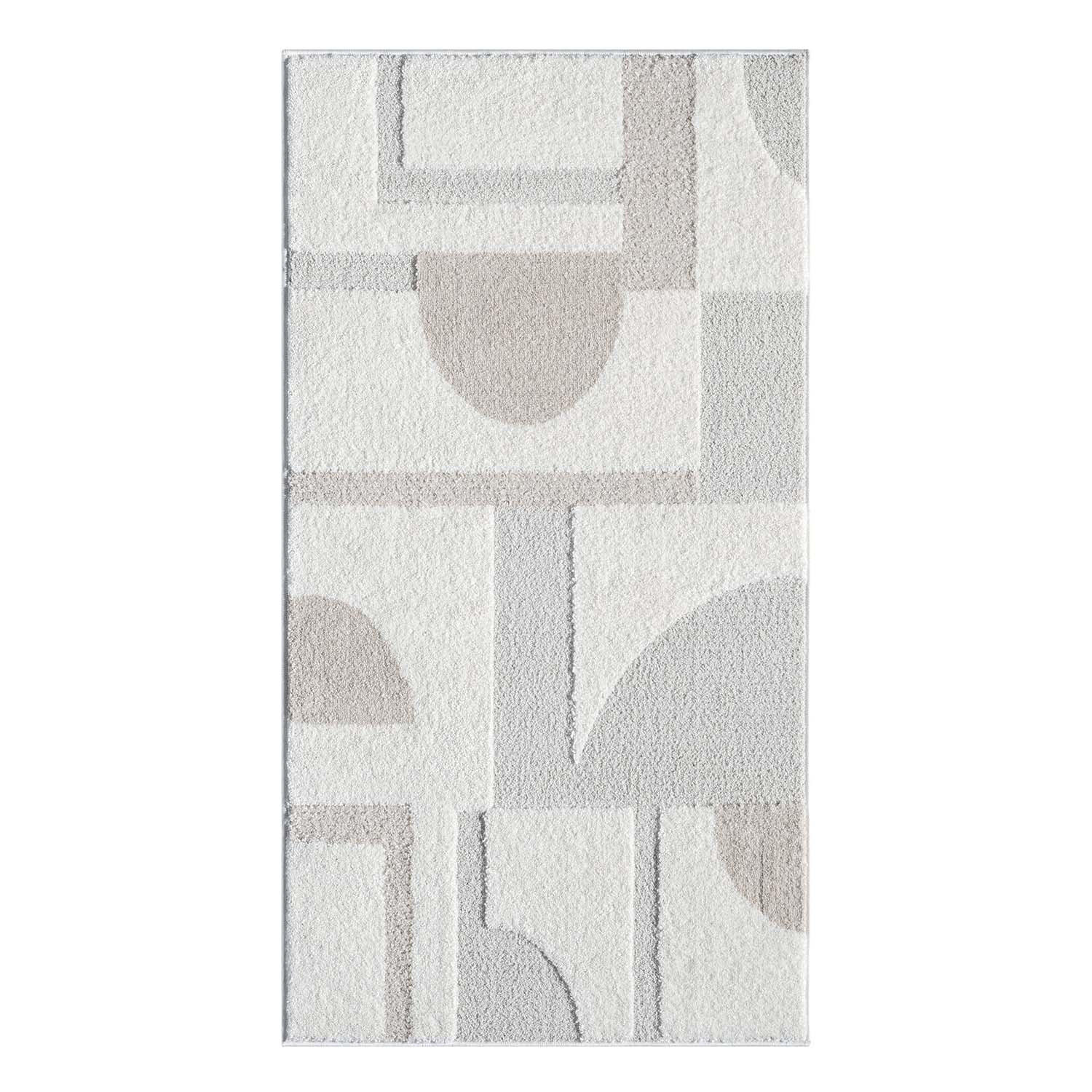 KURZFLOR-TEPPICH Lounge 9992 Creme 80x150 cm - Creme, Textil (80/150cm) - carpet city