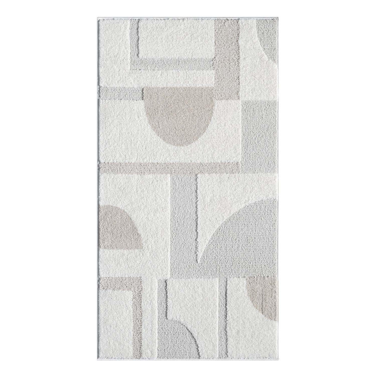 KURZFLOR-TEPPICH Lounge 9992 Creme 80x150 cm - Creme, Textil (80/150cm) - carpet city
