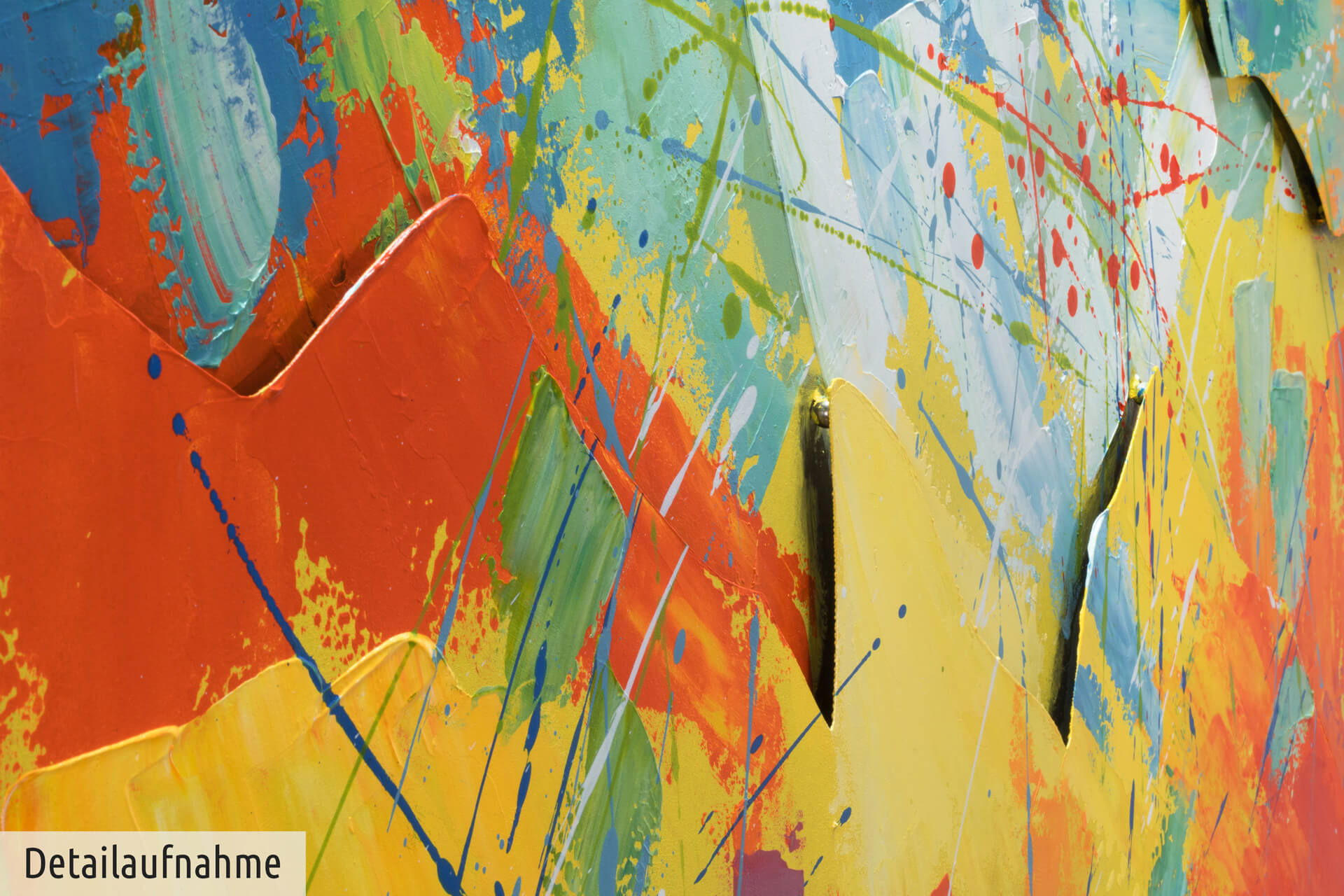 METALLBILD Bunt 144/44 cm - Multicolor, Metall (6.9/44cm) - KUNSTLOFT