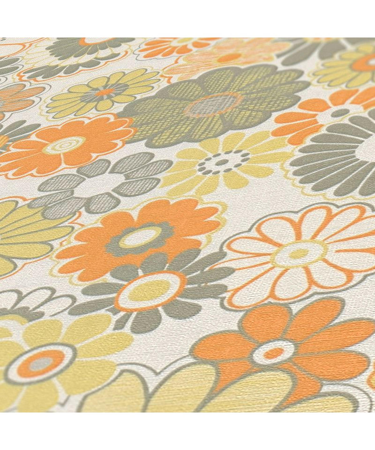 VLIESTAPETE Grau 53/850 cm - Grau, Textil (53/1cm) - KUNSTLOFT