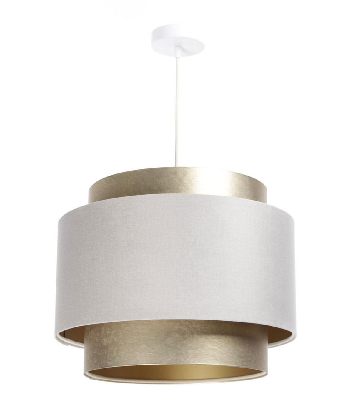 HÄNGELEUCHTE Gold 40/31 cm - Goldfarben, Kunststoff (40/1/31cm) - ONZENO
