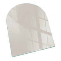 GLASPLATTE für Kamin 80x70 cm Creme - Creme, Glas (80/70/0.4cm) - ArtPrintCave