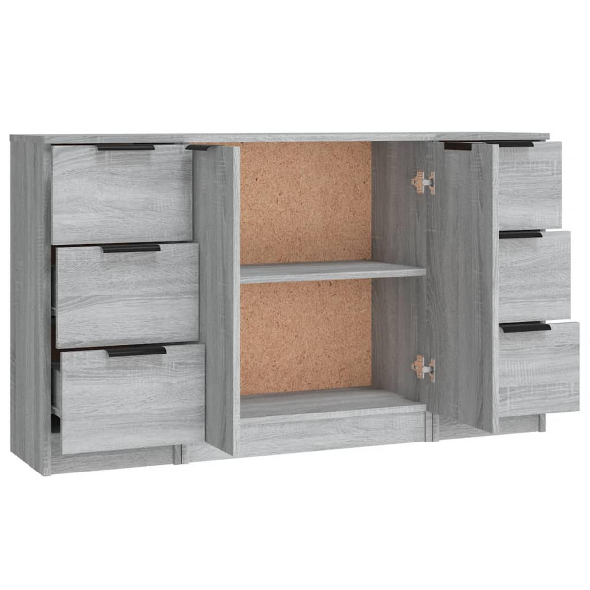 SIDEBOARD Hale 120/30/70 cm - Grau, Holzwerkstoff (120/70/30cm) - Nettlife