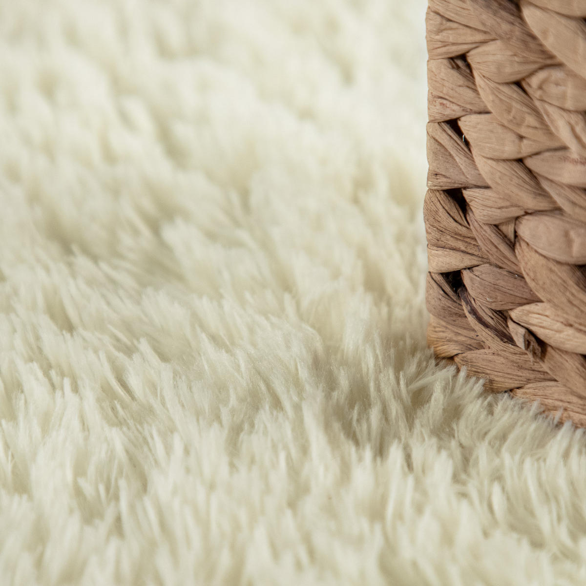 HOCHFLORTEPPICH 80/150 cm Silky 591 - Weiß, Textil (80/150cm) - Paco Home