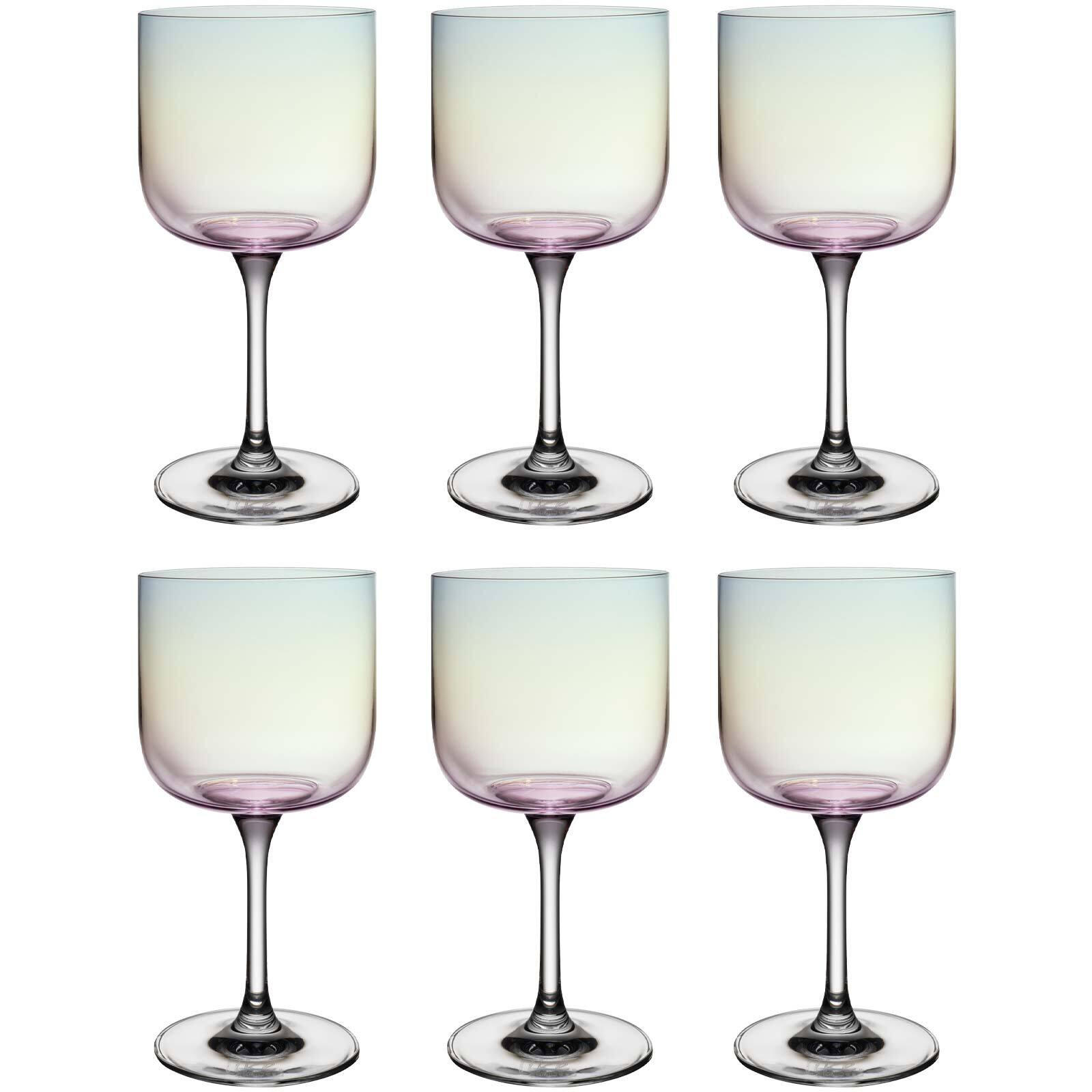 WEINGLÄSER Like Glass Pearl 270 ml 6er Set - Multicolor, Glas (0.27L) - like.Villeroy & Boch