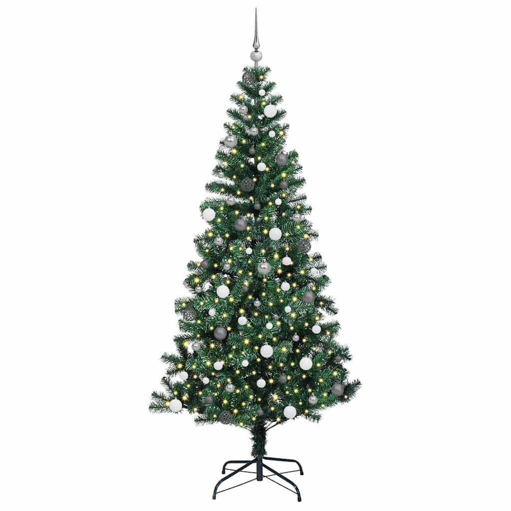 vidaXL Weihnachtsbaum Schwarz 240 cm