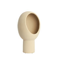 TISCHLAMPE Monk Braun 25/25/46 cm - Braun, Keramik (25/25/46cm) - Light & Living