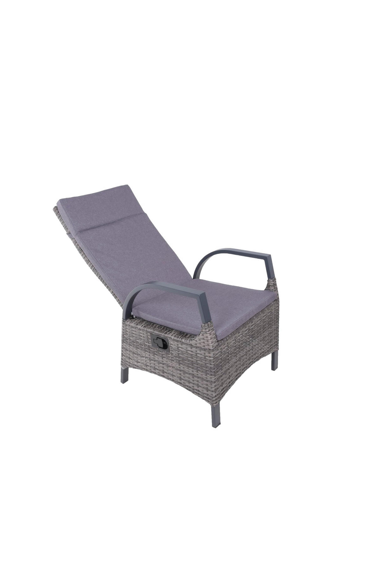 GARTENSTUHL 2er Set Bern Hochlehner - Schwarz, Kunststoff (58/113/65cm) - DELUKE