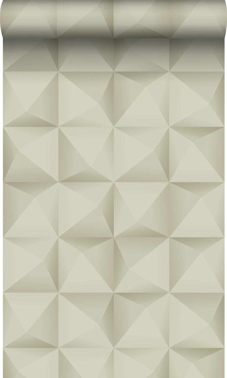 TAPETE 3D Muster 50 x 900 cm - Beige, Papier (50/900cm) - Origin Wallcoverings