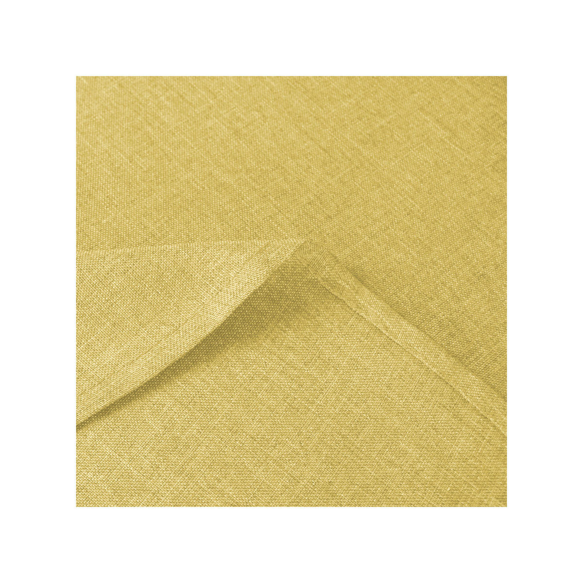 TISCHDECKE Leinenoptik 130/220 cm oval Gelb - Gelb, Textil (130/220cm) - TiborTex