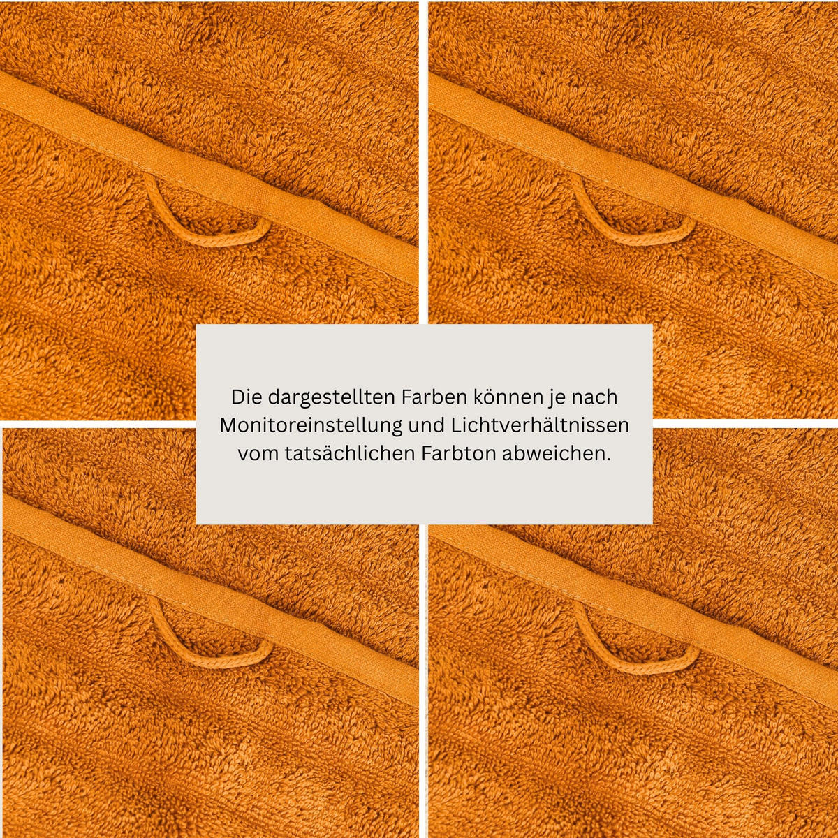 DUSCHTUCHSET Neapel 2-teilig - Terracotta, Textil (70/140cm) - SCHIESSER