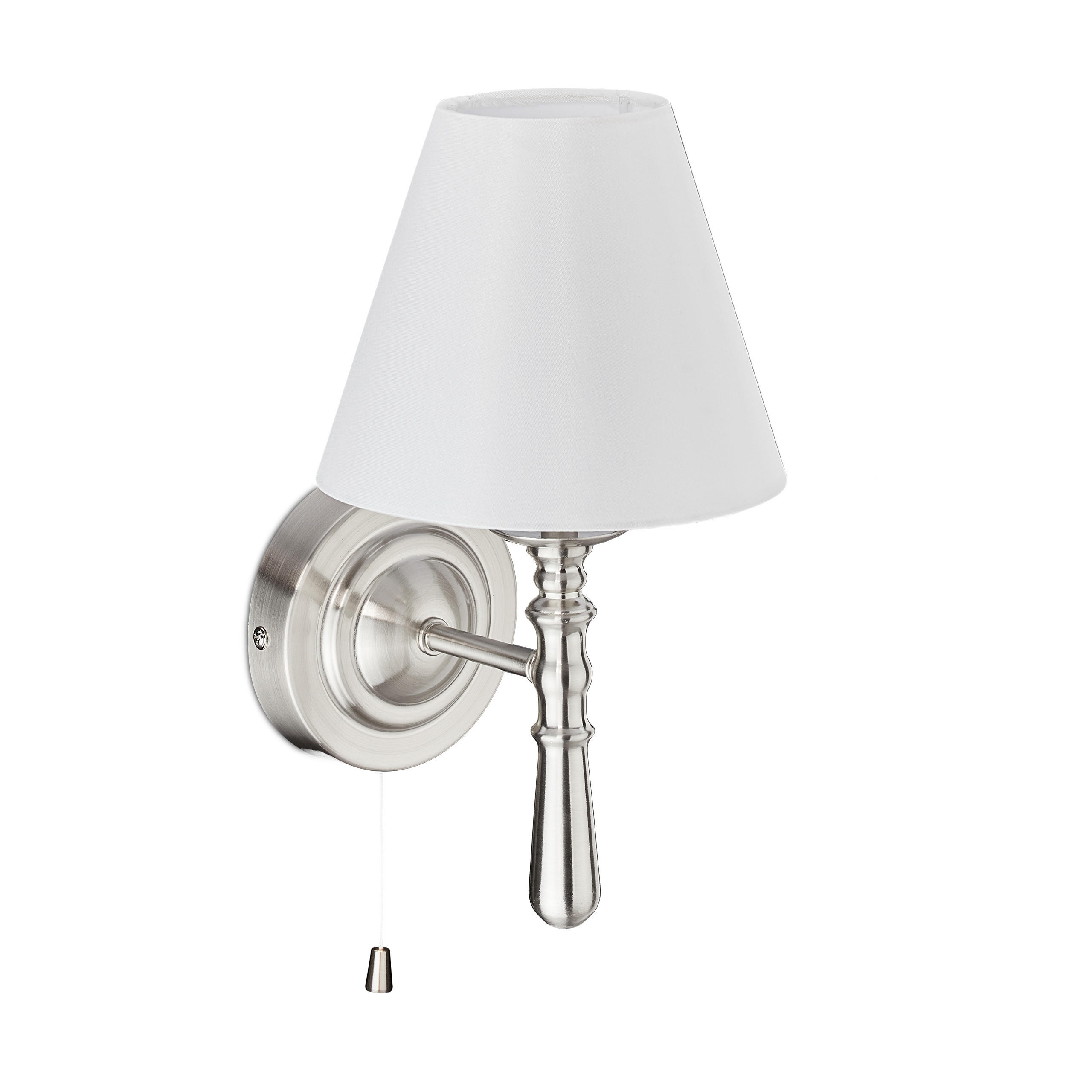 WANDLAMPE - Multicolor, Textil/Metall (16/28/19cm) - Relaxdays