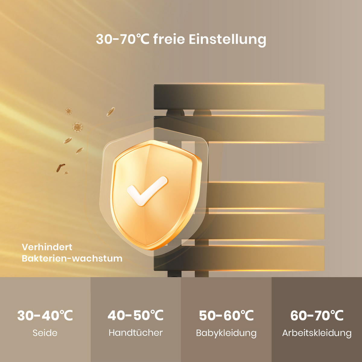 HEIZKÖRPER Elektrisch WLAN Thermostat Schwarz 100/50 cm - Schwarz, Metall (50/100/11cm) - EMKE
