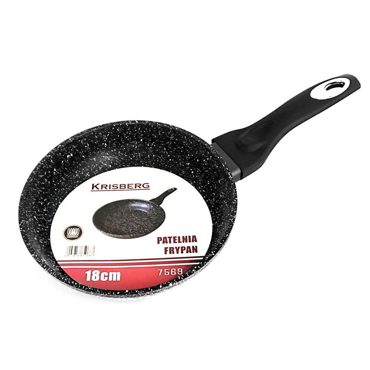 PFANNE Schwarz 42/18/5.5 cm KS2669 - Schwarz, Metall (18cm) - Krisberg 