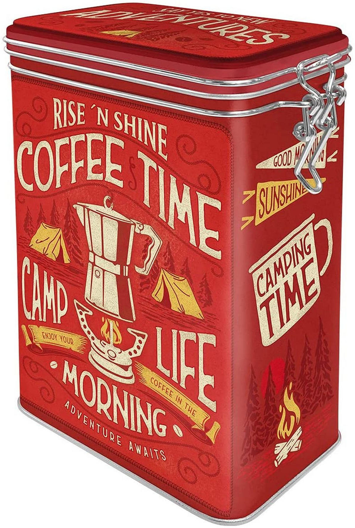 AROMADOSE Outdoor & Activities Camp Coffee Time - Multicolor, Metall (11/17.5/7.5cm) - Nostalgic-Art