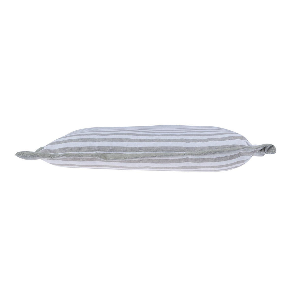 SITZKISSEN grau-weiß gestreift, 40/40/5 cm - Grau, Textil (40/40/5cm) - Homescapes