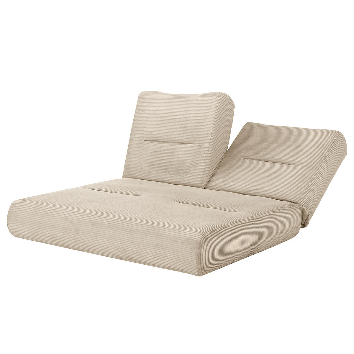 SCHLAFSOFA - Cordstoff - Beige, Textil (159/88/160cm) - home24