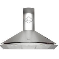 DUNSTABZUGSHAUBE GCH С 046 IS 9/3 + Umluftset, 90 cm Edelstahl - Silberfarben, Metall (90/119/50cm) - Gurari