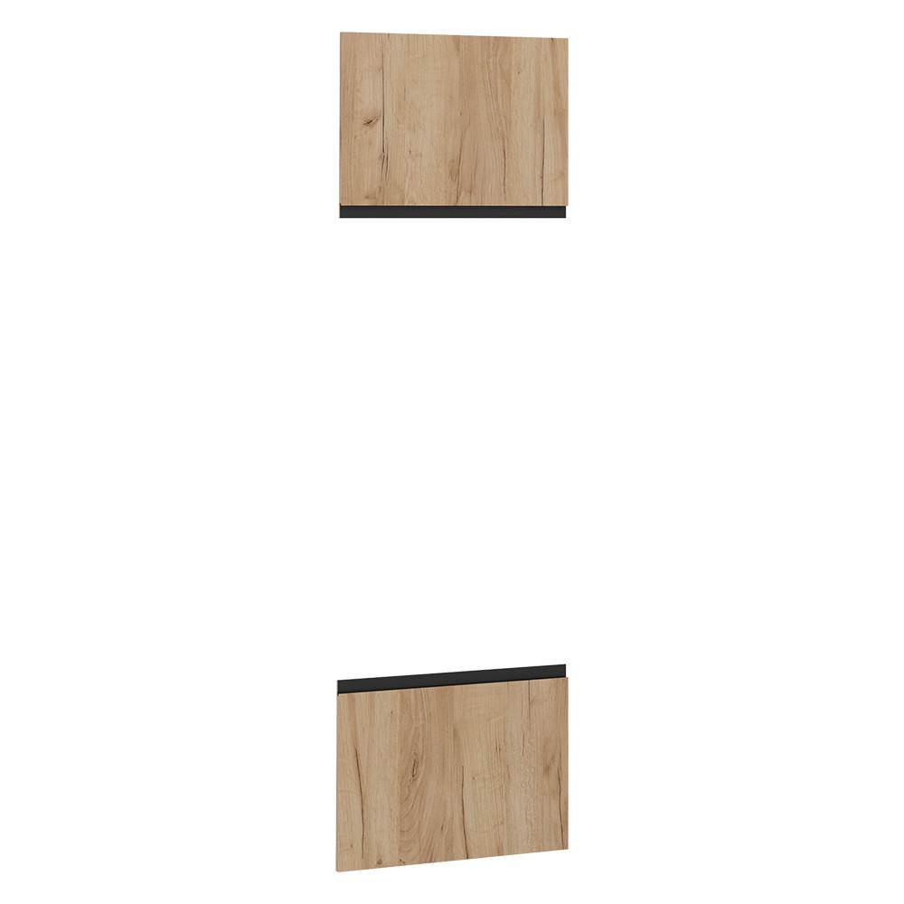 KÖKSFRONT R-Line Goldkraft ek 59.6x88.4 cm möbelfront för mikrovågsugnsskåp Honungsek 88.4/59.6/1.6 cm