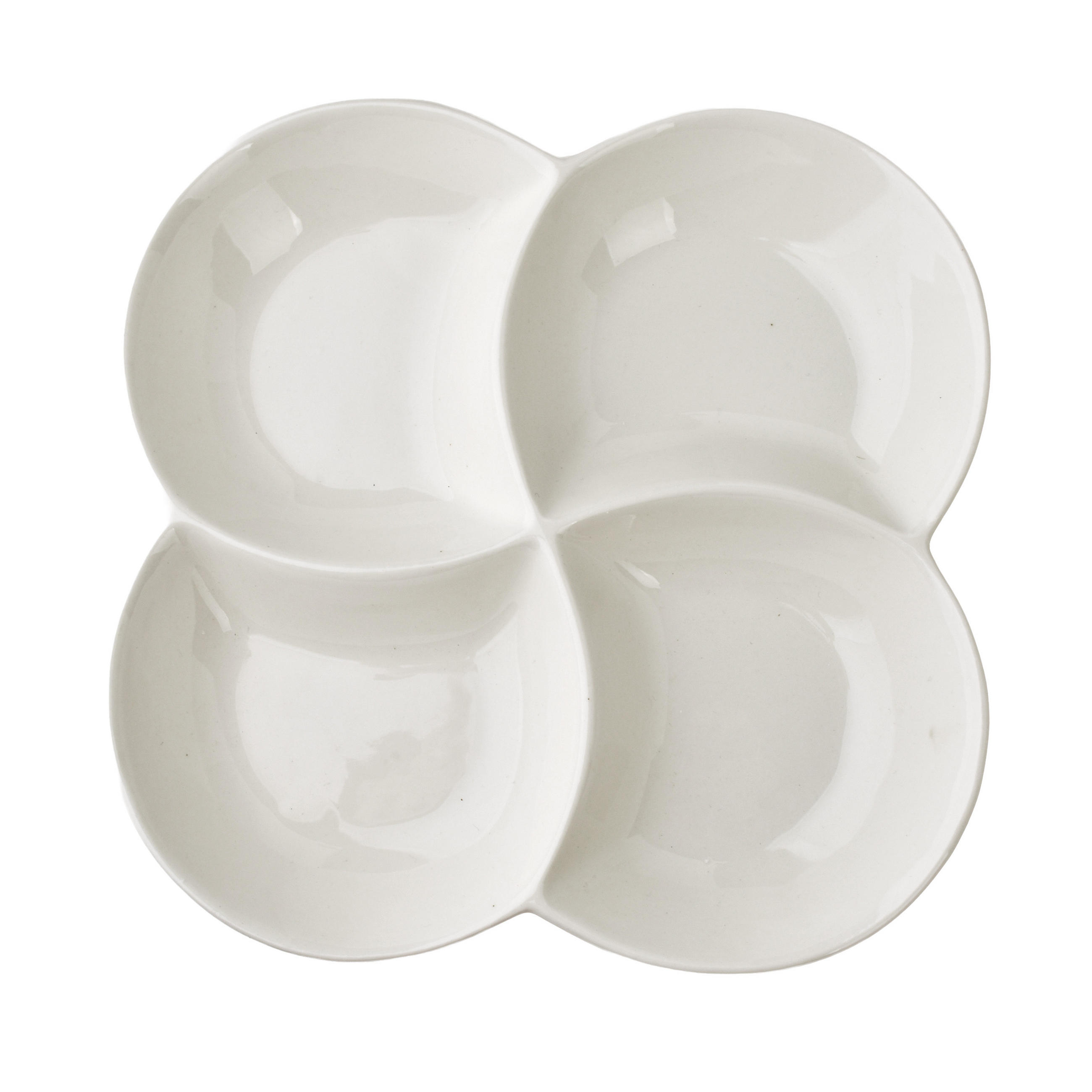 SERVIERPLATTE Basic weiß 22/22/3 cm Porzellan - Weiß, Keramik (22/3/22cm) - Mondex