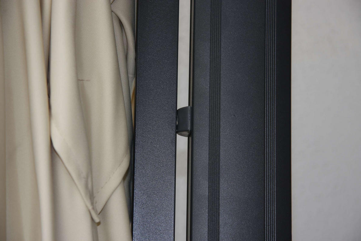 AMPELSCHIRM I Cremeweiß 300/300 cm - Weiß, Textil (360/300cm) - MCW