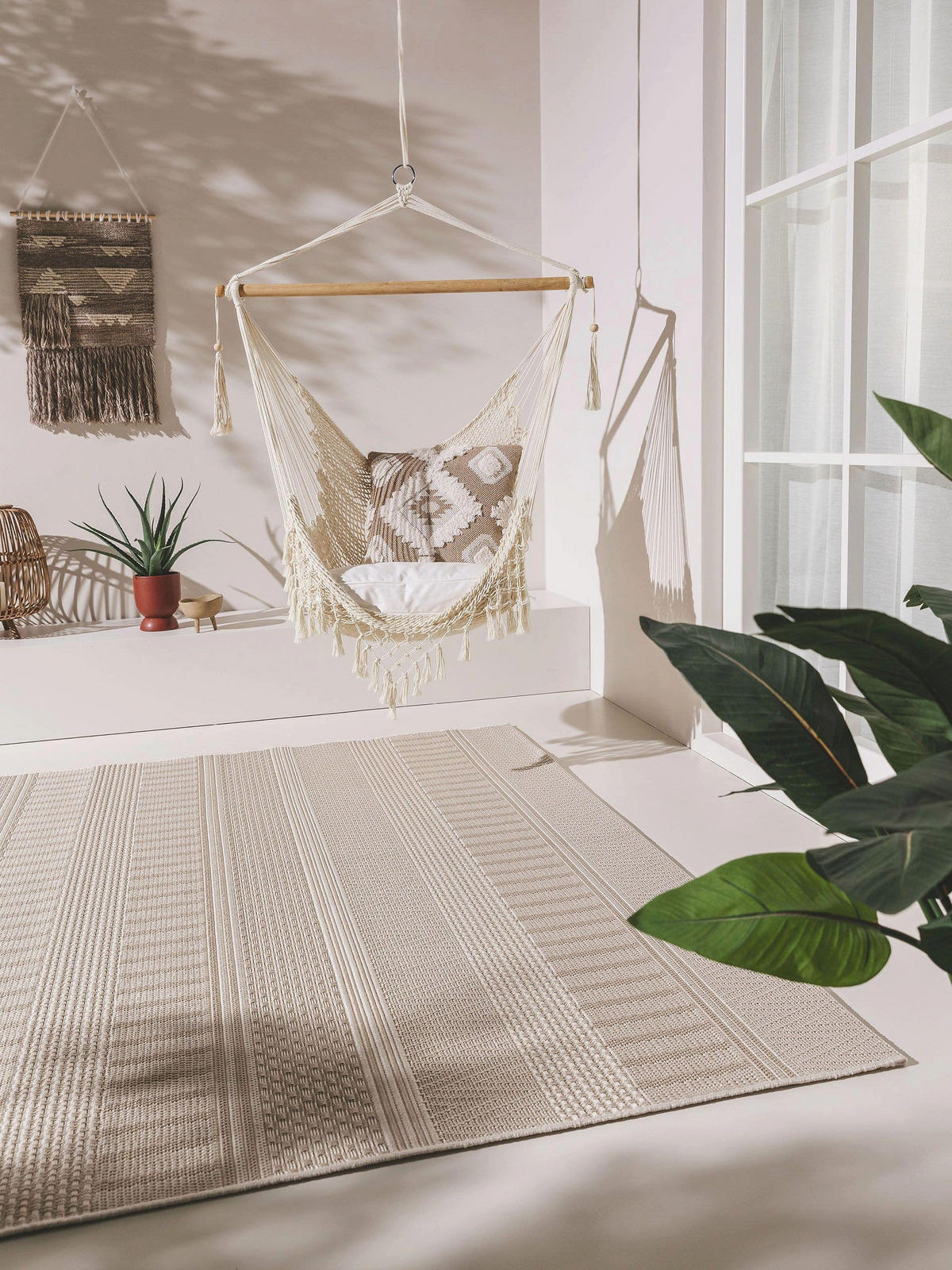 OUTDOORTEPPICH Naoto Beige 120x170 cm - Beige, Textil (120/170cm) - benuta Nest