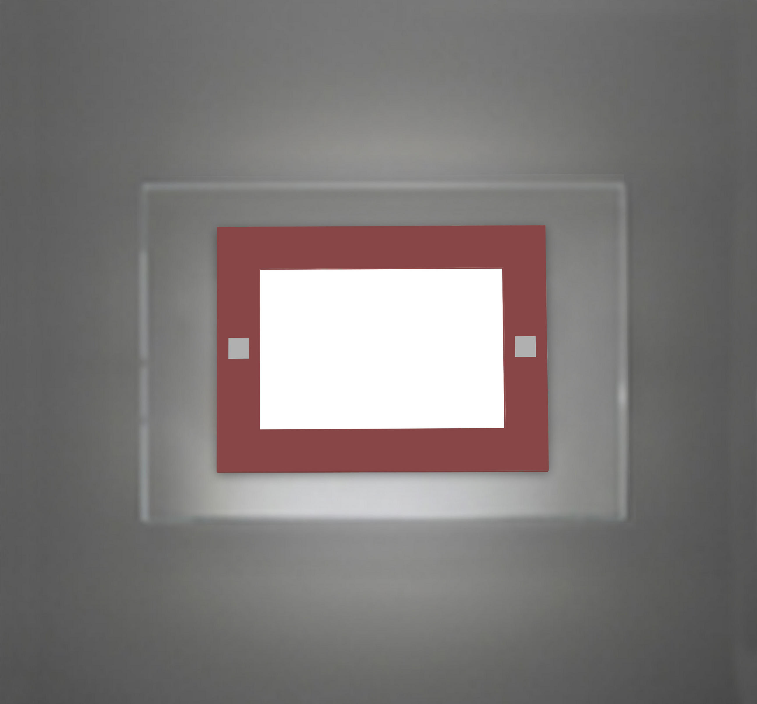 WANDLEUCHTE - Rot, Glas (35/25/6cm) - Lumicom