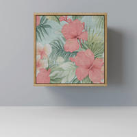 SIDEBOARD HAWAIIAN SPIRIT, Eichefarben, 57,5x42x57,5 cm, Ohne Füße - Eichefarben/Multicolor, Holzwerkstoff (57.5/57.5/42cm) - SpaceRebels