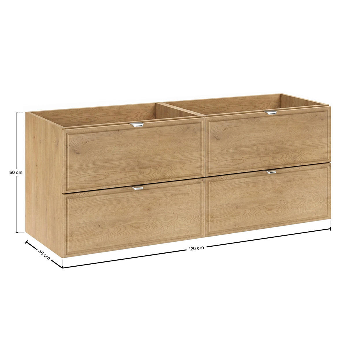 DONJI ELEMENT ZA UMIVAONIK 120cm Elias Drvo - smeđa, drvni materijal (120/50/46cm) - Petits-meubles