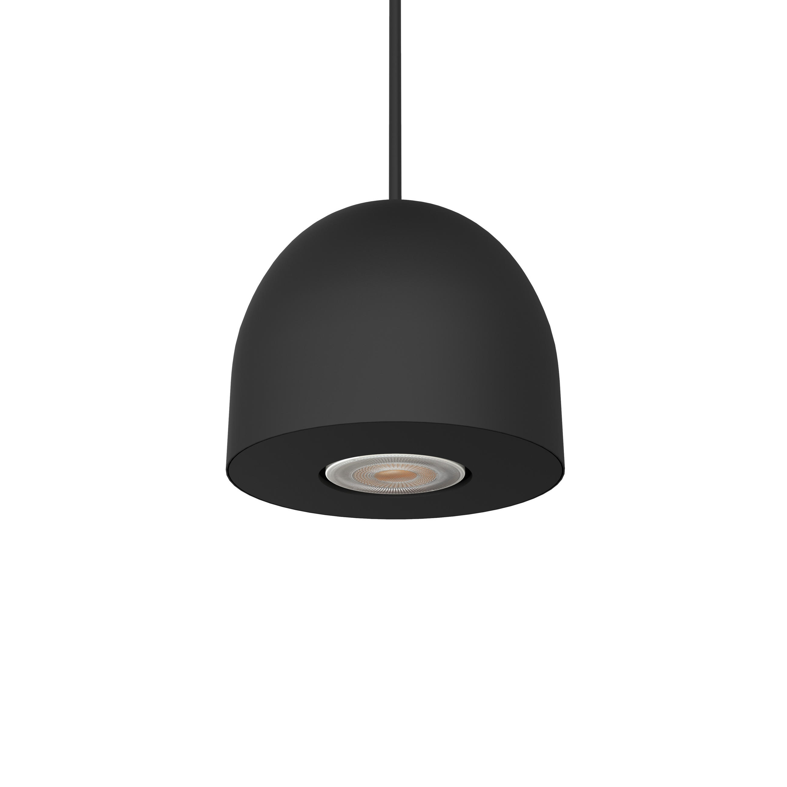 HÄNGELEUCHTE Campanella - Schwarz, Metall (10/8/120cm) - Lumicom