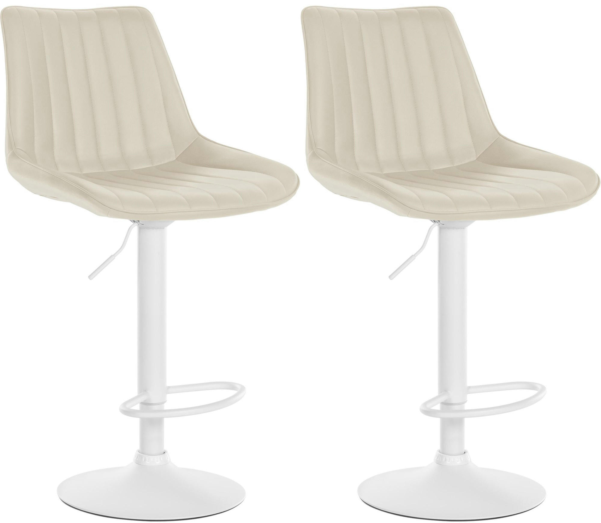 Deluke Barhocker Creme 49.5x91x50 cm