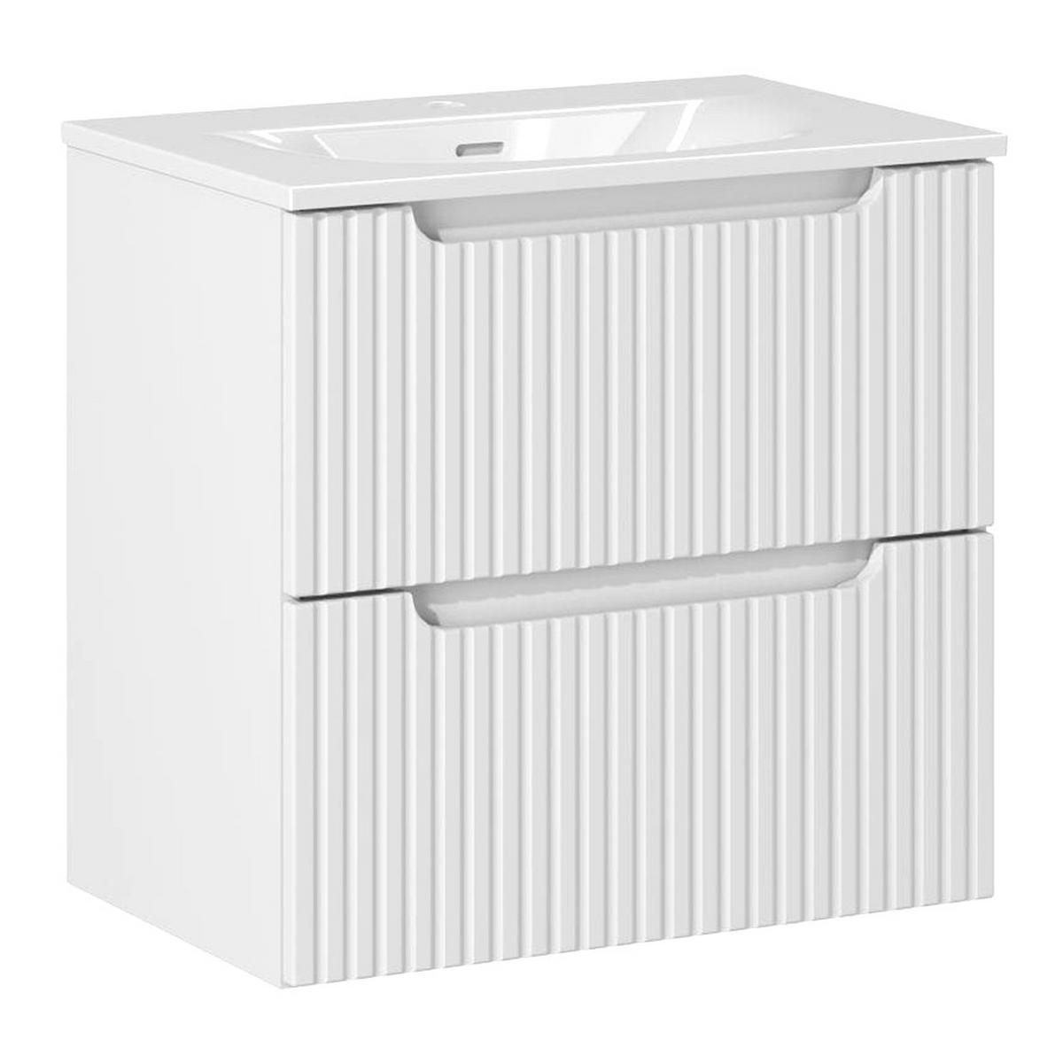 WASCHTISCH Newport-56 - Weiß, Holzwerkstoff (61/59/40cm) - Lomado