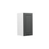 HÄNGESCHRANK R-Line Anthrazit Landhaus 30 cm - Anthrazit/Weiß, Holzwerkstoff (30/60/31cm) - Vicco