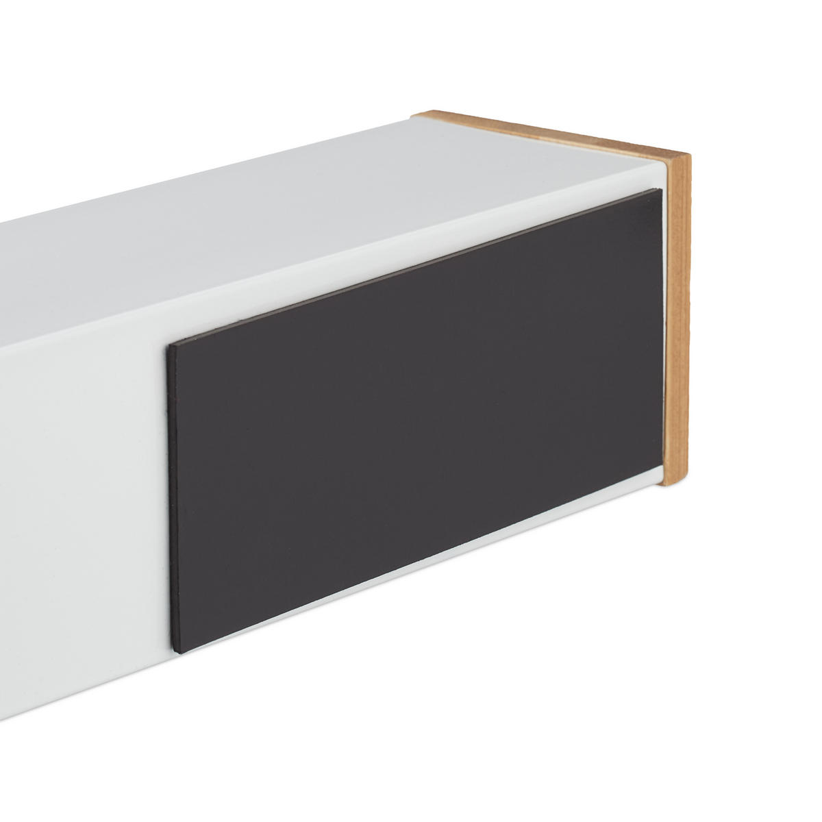 FOLIENSCHNEIDER - Weiß, Holz/Metall (35/6/7cm) - Relaxdays