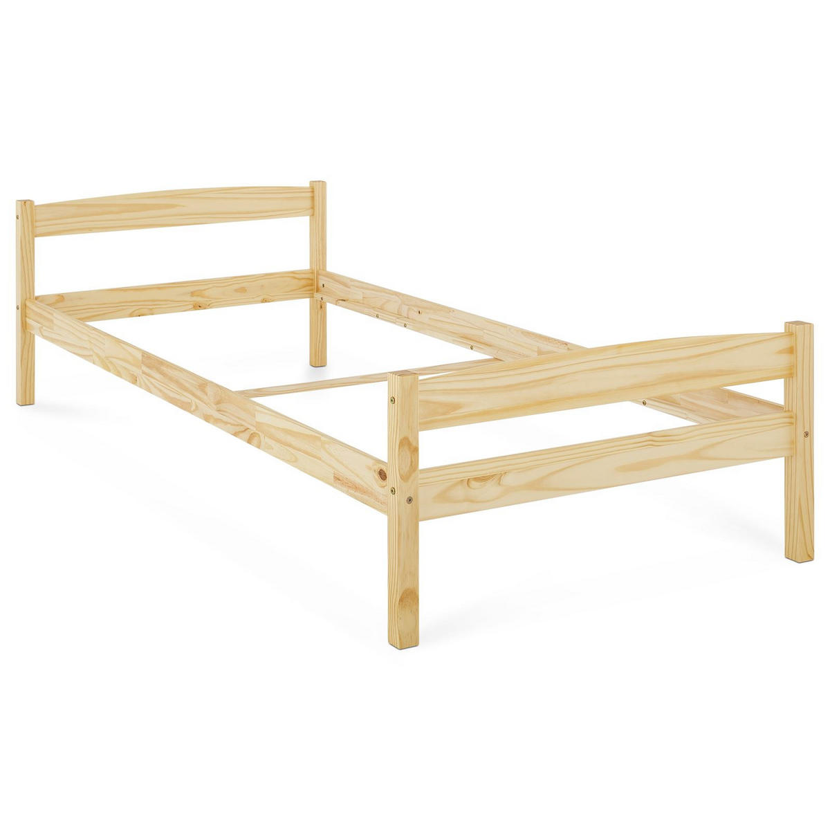 EINZELBETT BORIS 90X200 CM - Naturfarben, Holz (90/200cm) - IDIMEX