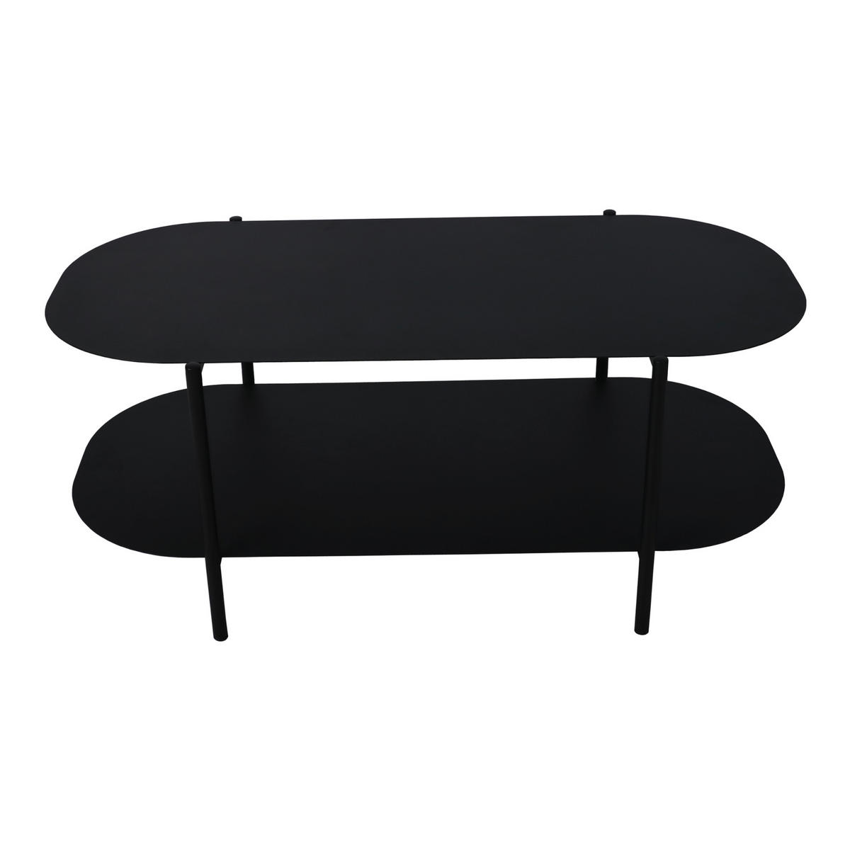 COUCHTISCH Enebakk 112/62/41 cm - Schwarz, Metall (112/62/40.5cm) - [en.casa]