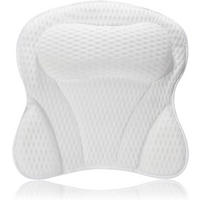 BADEKISSEN – 40 x 42 x 6 cm – Weiß - Weiß, Textil (40/42cm)