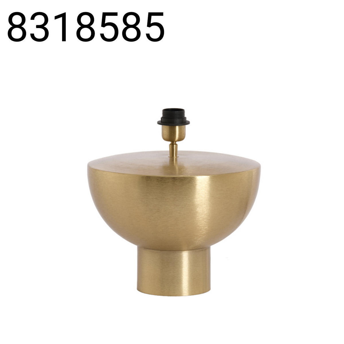 LAMPENFUSS Ismara - Gold - 31/31/25 cm - Goldfarben, Metall (31/31/25cm) - Light & Living