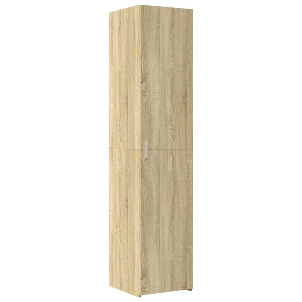 DREHTÜRENSCHRANK mit 6 Ablagen 40/42,5/185 cm aus Holzwerkstoff Sonoma-Eiche Dekor - Sonoma Eiche, Holz (42.5/185/40cm) - vidaXL