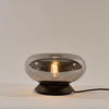 TISCHLAMPE Cruet Rauch Low (Flach) - Anthrazit, Glas (28/28/14cm) - s.luce